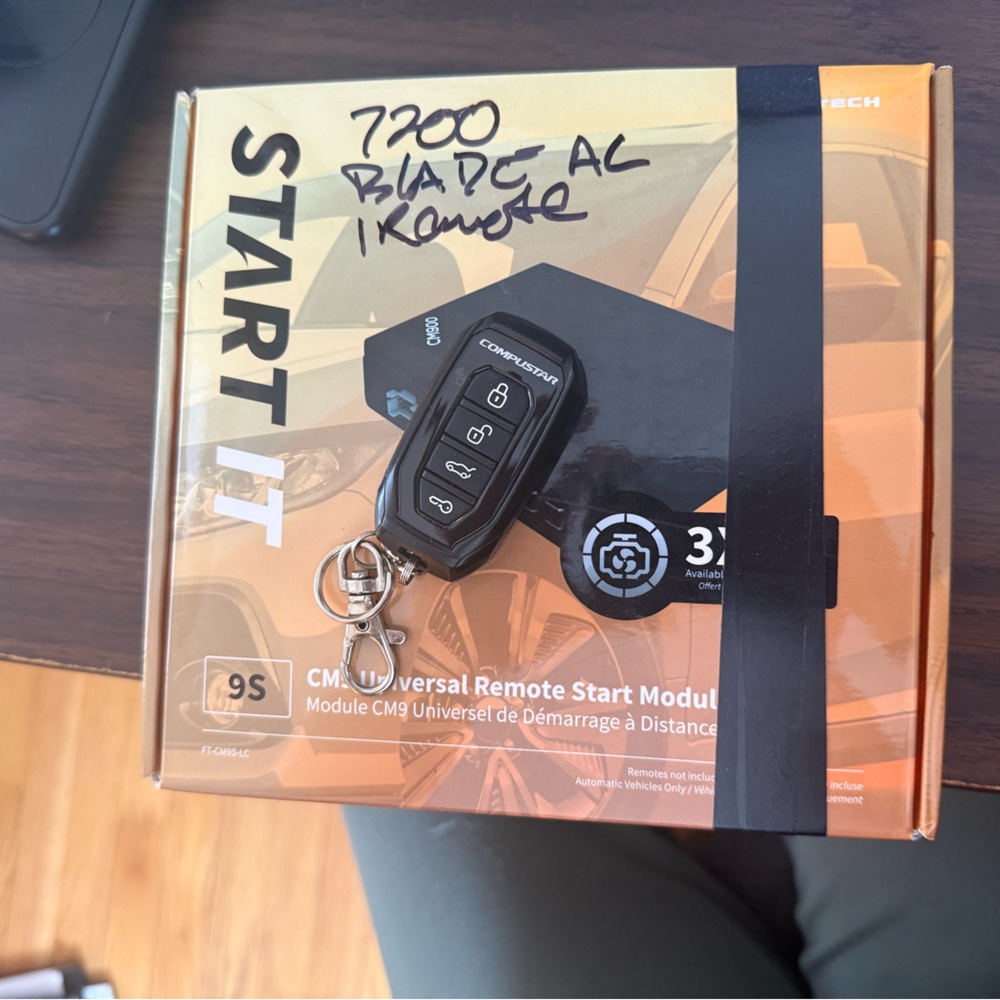 Car Remote Start Module with Key Fob | Compustar CM7200S
